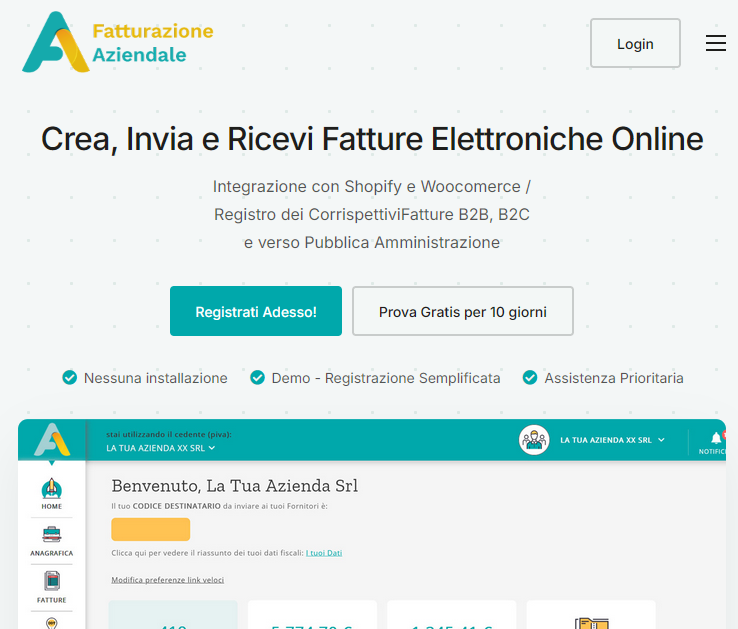 faturazione aziendale